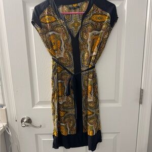 Broadway and Broome Paisley Silk Dress